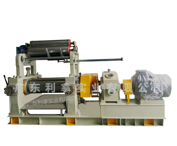 16寸開煉機液壓檔膠板電動調距演示視頻